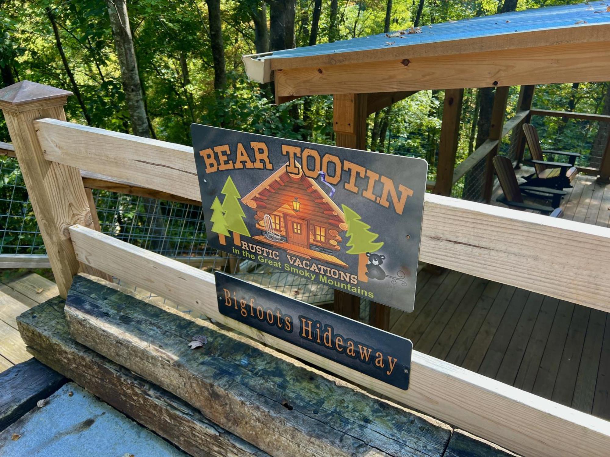 Bigfoots Hideaway Cabin Гатлинбург Экстерьер фото